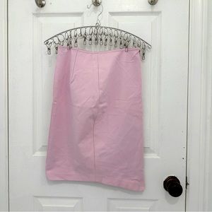 Pink midi skirt
